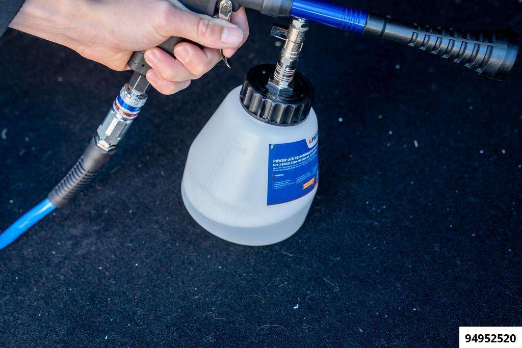 Power-Air Reinigungspistolenset mit 3 Behältern (1x 1000 ml & 2x 500 ml)
