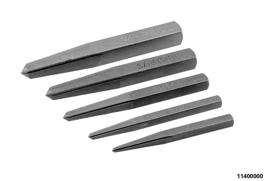 Screw extractor set, 5 pcs., Lift U, M6 - M18