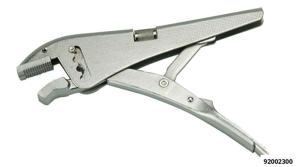 Gripzange mit Spezialhaltevorrichtung Backenform antirutsch für Rohre Ø 55mm