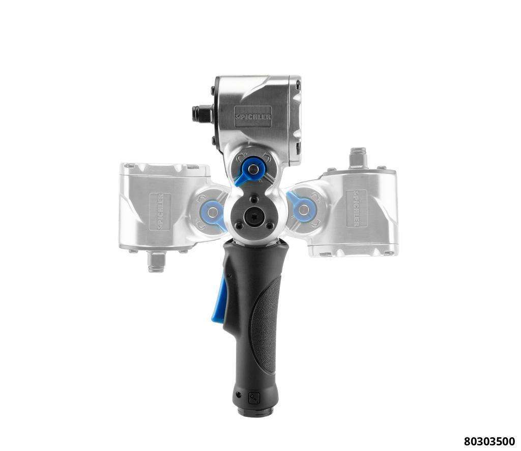 Air angle impact wrench ½"