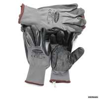 Werkstatt-Handschuh "Nylon-Strick Nitril"  Gr.8 (Teil-Nitril- Beschichtet, EN 388) (VE 12 Paar)