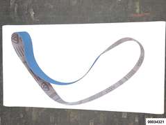 Hochleistungs-Schleifband 75x2000mm K60  "blau"  (für Stahl u. Edelstahl)