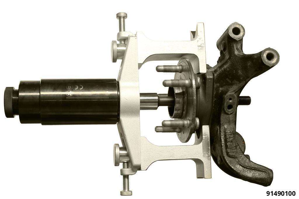 Outil de démontage roulements de roue compact, Opel Insignia / Astra à partir de 2004 et similaires avec unitées vissées avec 3 goujons (hydr. conseillé 90251250)