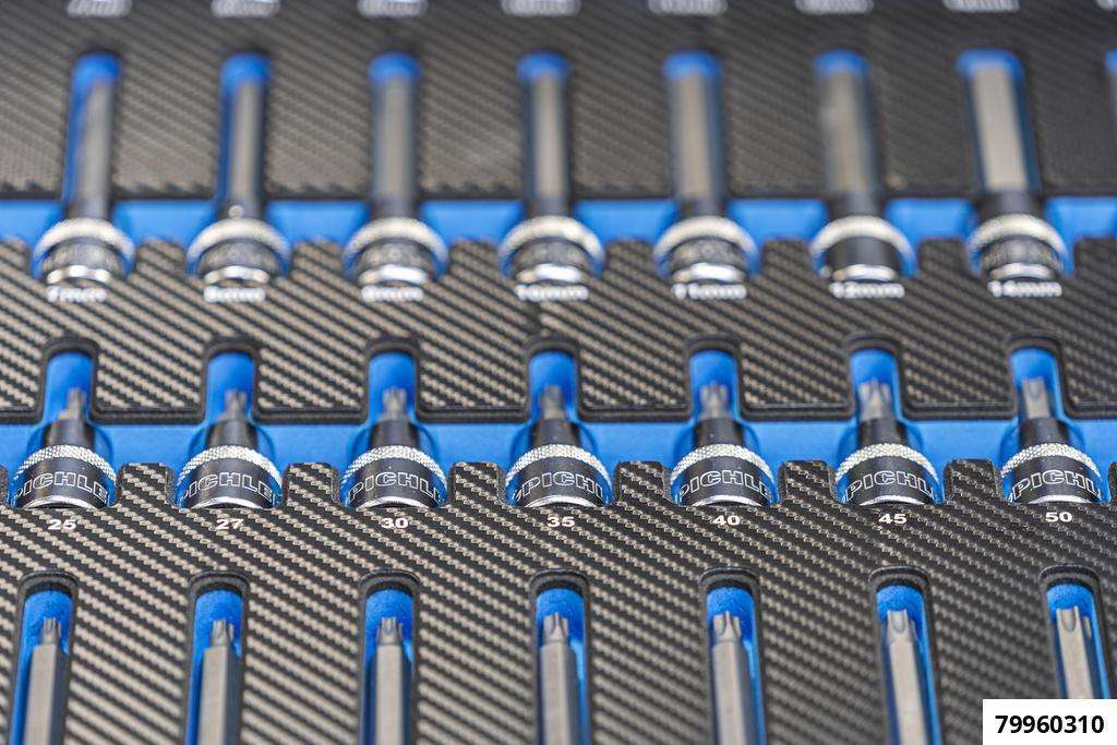 Tool Cabinet P36s, Color: BLACK, incl. tool assortment 558 pcs. "Expert"