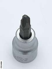 Steckschlüssel 3/8" PH2 Länge: 22/48mm