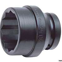 IMPACT SOCKET 1"SQ.DR. 12-P 70MM