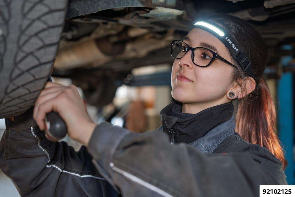 Headlamp 450 Lumen COB LED on/off contactless