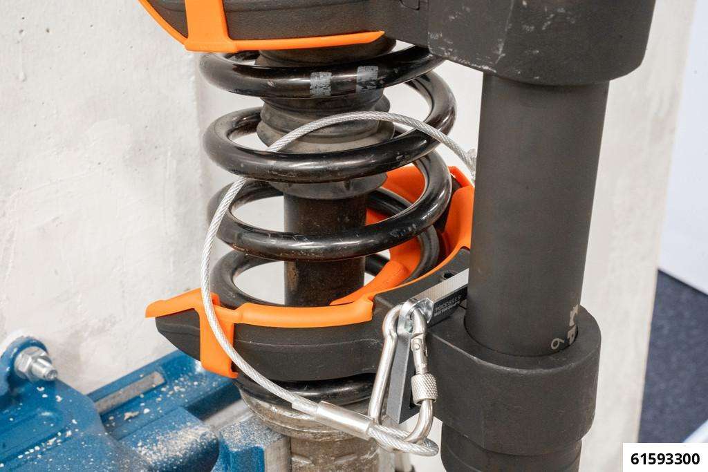 Federspanner für MC-Pherson mit 3 Paar Haltern, Ø 80 mm - 195 mm