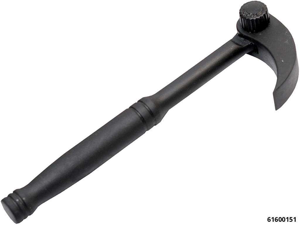 Hebeleisen mit Gelenkkopf Gr. 1 universal Kopf 7-fach Länge 24 cm verstellbar+Knarrenfunktion