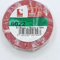 Isolierband "rot"  -30 bis 90 Grad 15mm breit 10 Meter