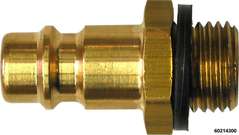 Stecknippel DN 7.2 "EURO" AG G1/4" Gewindeanschluss mit Dichtscheibe