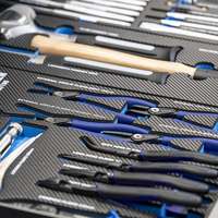 Tool Cabinet P36s, Color: BLACK, incl. tool assortment 558 pcs. "Expert"