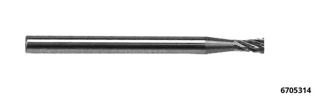 Vollhartmetallfräser Schaft 3,0 mm Winkelfrässtift