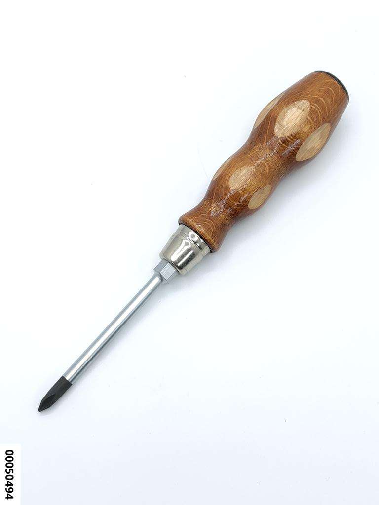 Schraubendreher PH1x80 m. Holzgriff