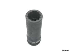Douille choc longue 1/2" 18mm, 12 pans