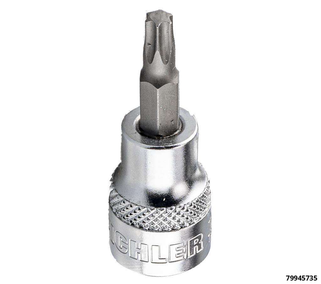 1/2" Socket Bit, Internal Torx, T35, Length 62 mm