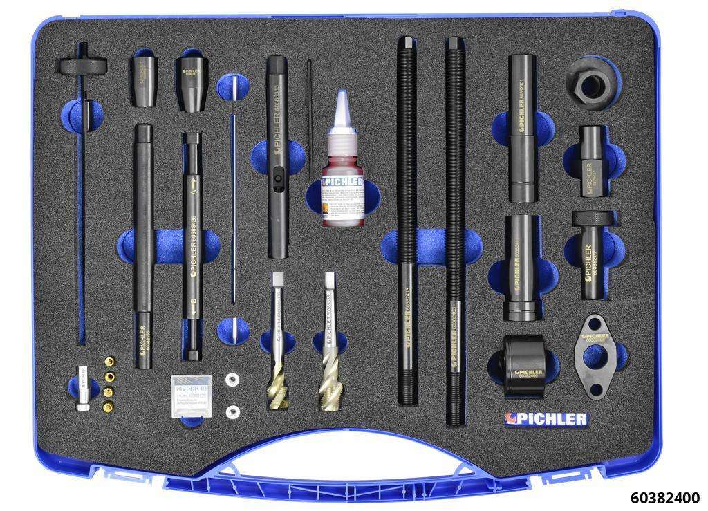 Universal pulling kit for broken injectors