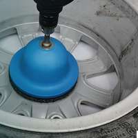 Radnabenschleifer 150 mm, Antrieb ½" & ¼" 6-kant