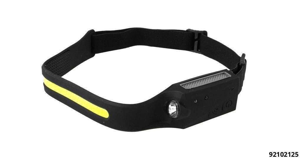 Stirnlampe 450 Lumen COB LED on / off berührungslos