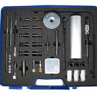 Injector shaft cleaning set with 5 modules