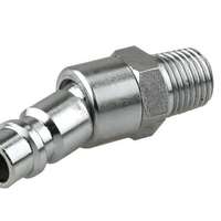 Plug nipple with Euro coupling R 1/4" external thread swiveling and rotatable