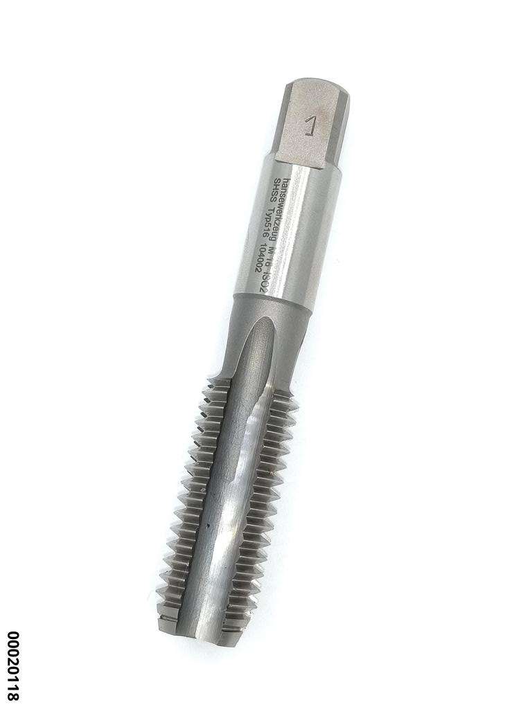 hansewerkzeug SHSS-Hand-Gew-Bohrer Typ 516 metr.DIN 352  F. M18 X 2,5