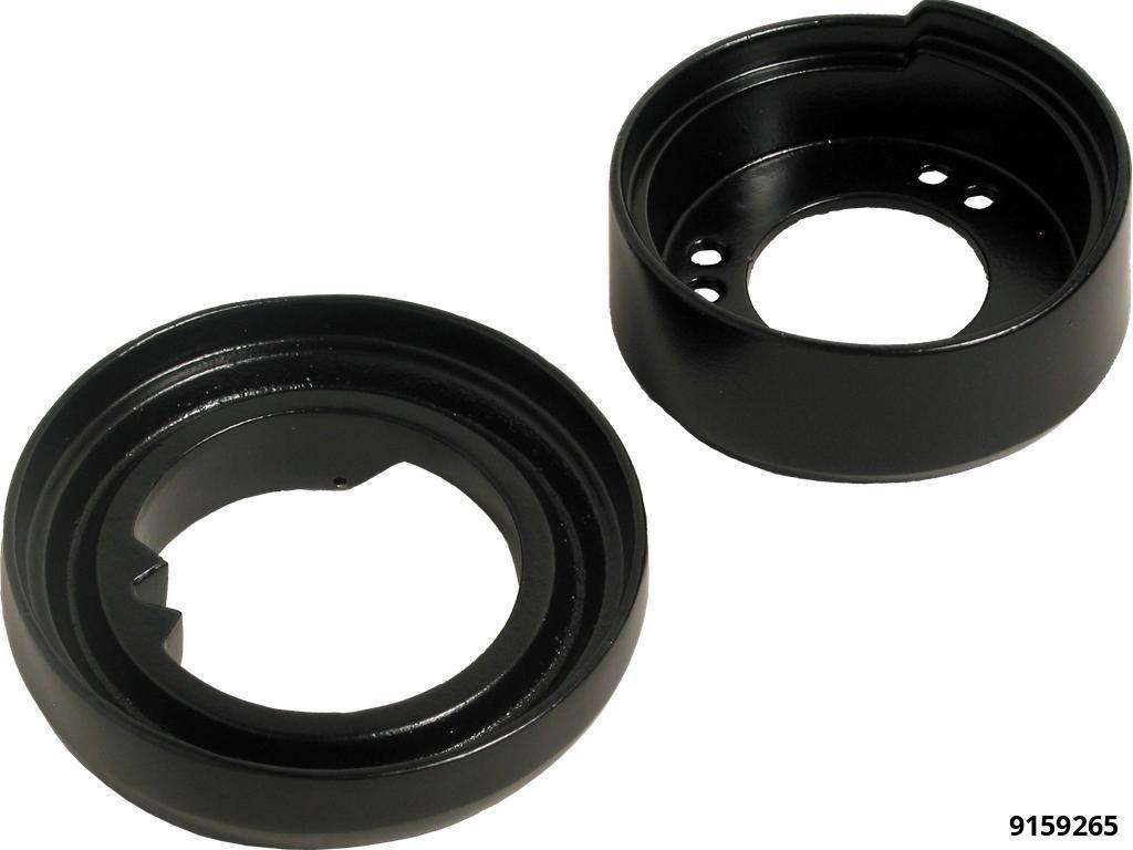 Spring bracket adapter one piece plastic coated for 2,3 t basic device asymmetric suspensions like e.g.: VAG, BMW,