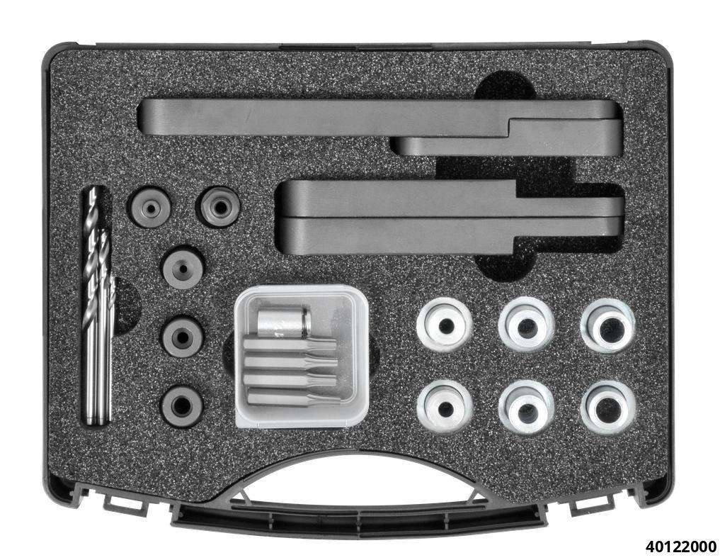 Universal Broken Stud Removal Kit M6-M10 complete in a Case