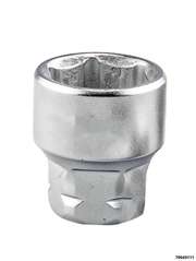 Socket 1/4", hex, extra short, 11 mm