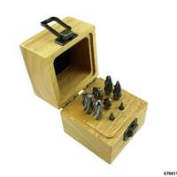Hartmetall-Frässtifte-Set 10-tlg. mit Alu-Zahnung & 6 mm Schaftdurchmesser