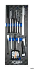 Additional Tool Set, 13 pcs., including Punches