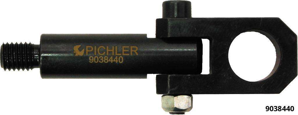 Zwischengelenk-Adapter zur Injektordemontage mit einem Löseknebel und Schlaghammer