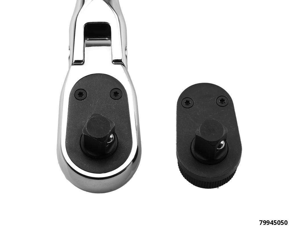 1/2" Gelenk-Ratsche, 72 Zähne, verlängerbar, 610 mm & 1120 mm, max. 1000 Nm