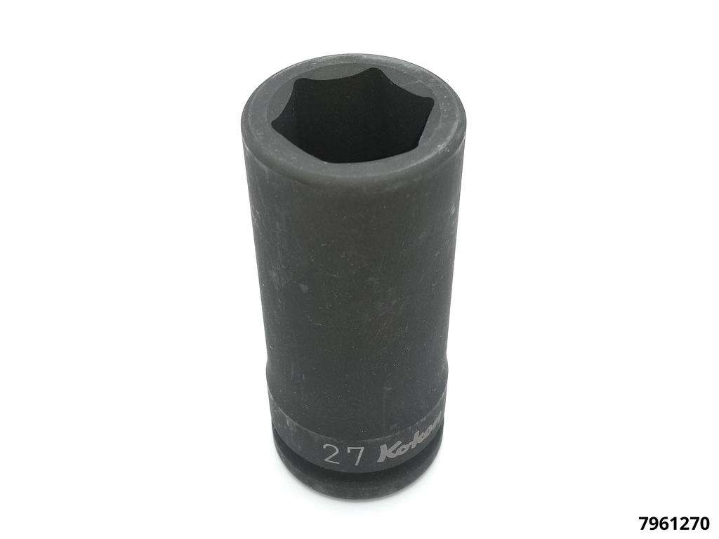 Socket hexagonal extra long "Impact" 27 mm, 3/4" drive