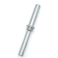 Paire de goupilles filetées 10/12 extra lg. 100 mm sans rainure p.