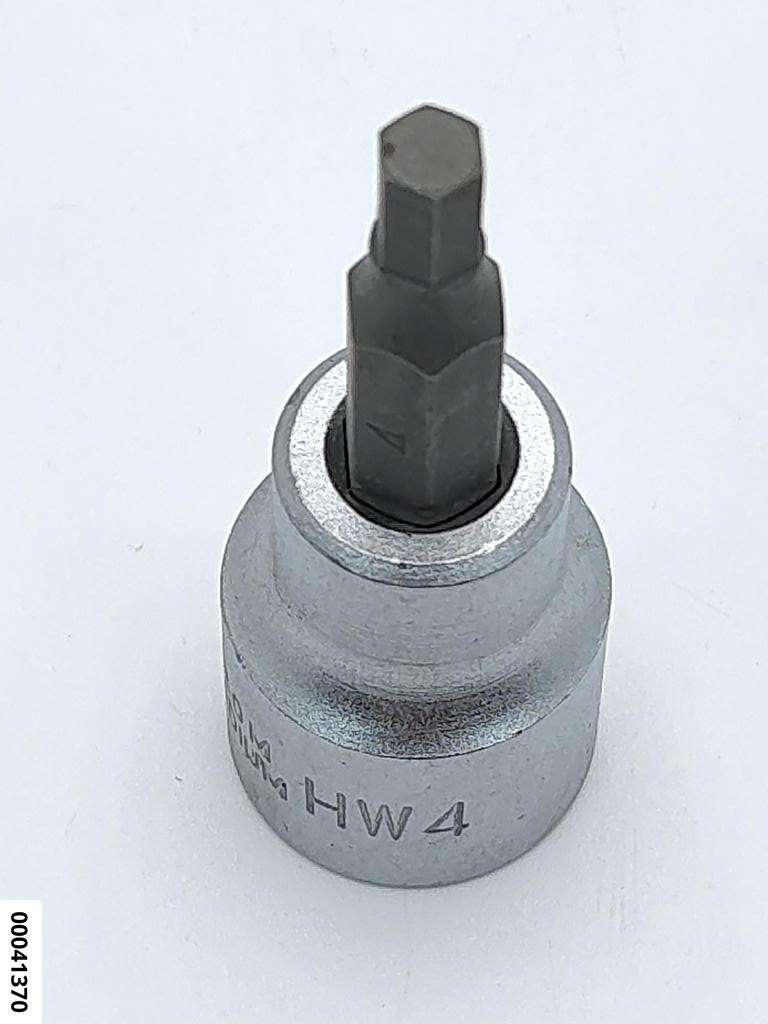 hansewerkzeug Steckschlüssel 3/8" für Innensechskantschrauben SW4, 22/48mm