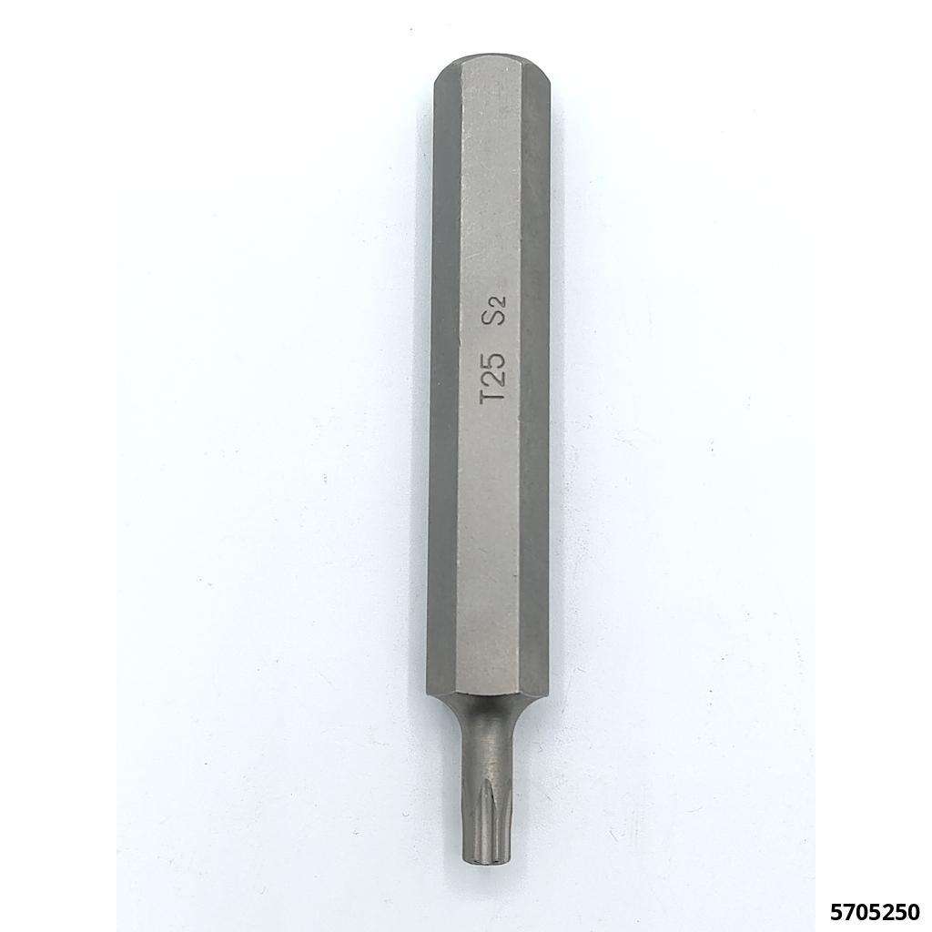 Embout Torx avec perçage réception 10 mm TXB 25 x 75