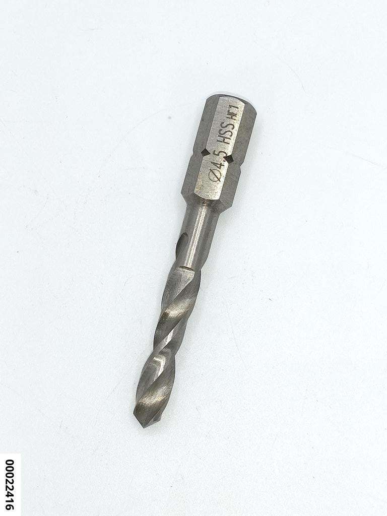 hansewerkzeug HSS-Spiralbohrer-Bit mit 1/4" Bit- Aufnahme 4,5 mm