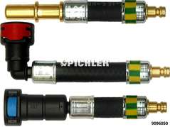 Kupplung Set 3-tlg.Schlauch u.Stecker drm.11,80 C-gegrü