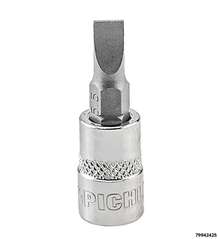 1/4" socket, slotted, 5.5 mm, length 37 mm