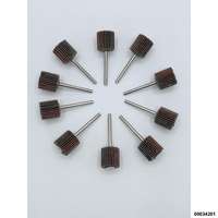 10er-Pack Micro-Schleiflamellenrad 15x15x3,0 mm Korn 60 / Schaft 3,0mm (VE10)