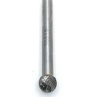 Hartmetall-Rotierfräser, Kugelform, 9,5mm, kreuzverzahnt