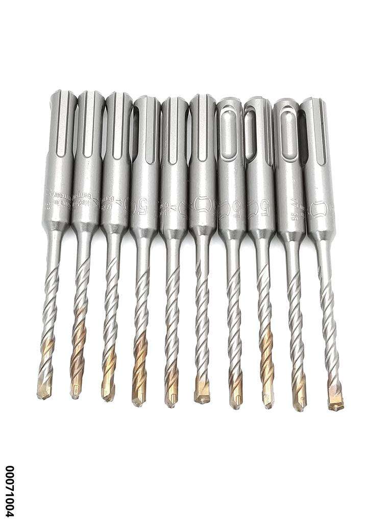 hansewerkzeug Silverhammerbohrer-10er PAKET  F 4 SDS plus 5,0 x 110/50 mm (VE10 Stück)
