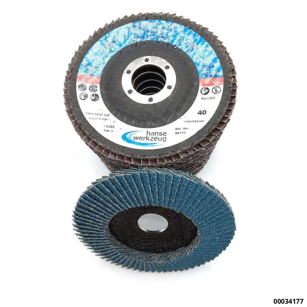 10er-Pack Zirkon-Disc-Gew. 115 x 22,23mm Korn 40 (VE10)