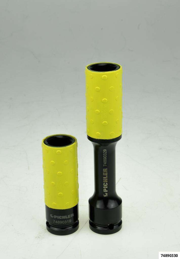 Protection Plus impact socket for wheel bolts, 19 mm, 2 pcs. 85 & 150 mm