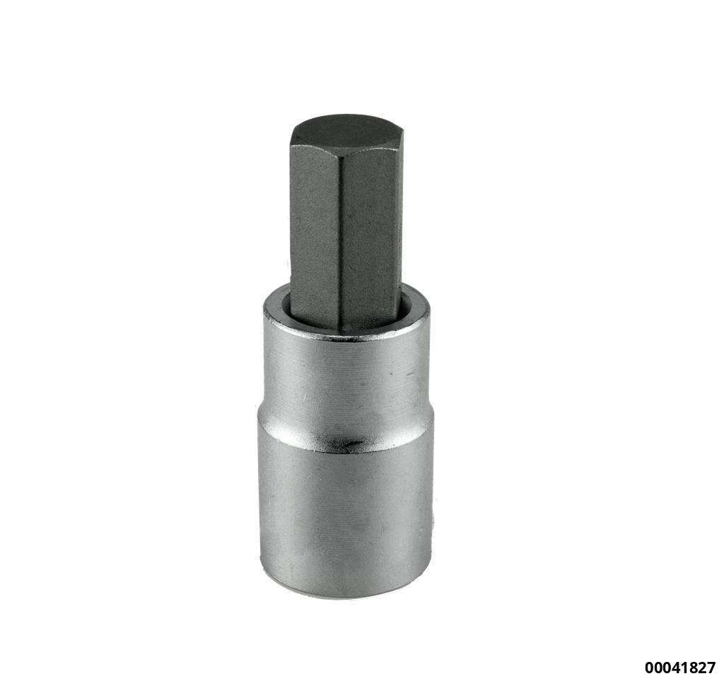 Steckschlüssel 1/2" f. Innensechskantschrauben SW17, Länge 62mm