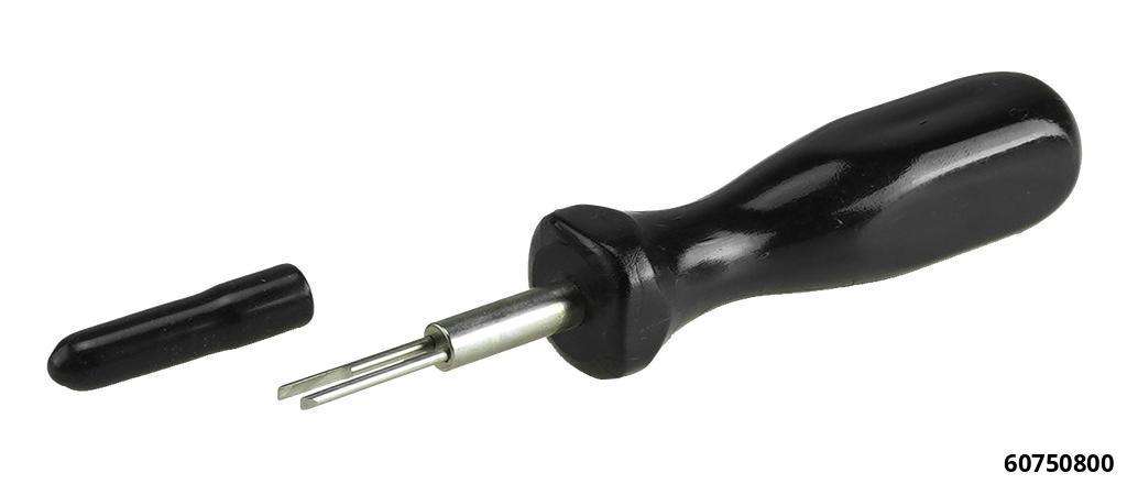 Flachsteckerentriegler 2,8 mm asym.Werkzeugmaß 4,4 x 2,8
