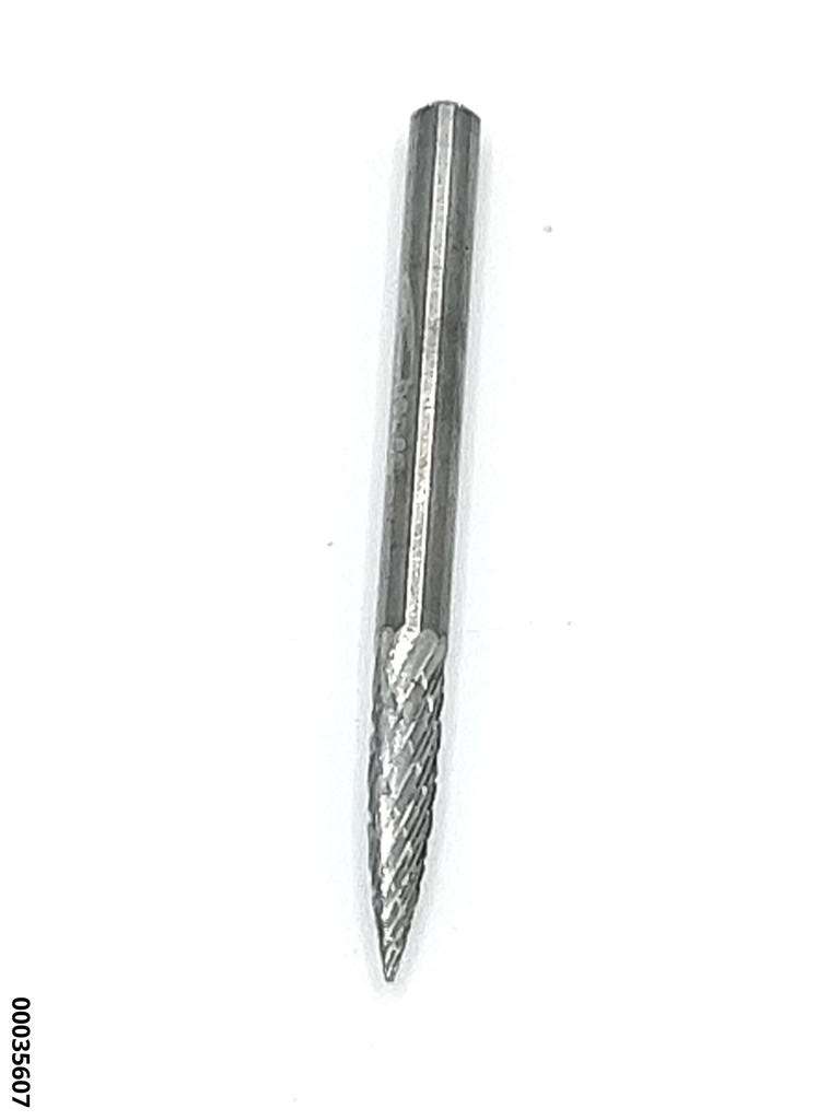 hansewerkzeug Vollhartmetall-Rotierfräser, Flammen/Spitzbogenform mit 3mm Schaft