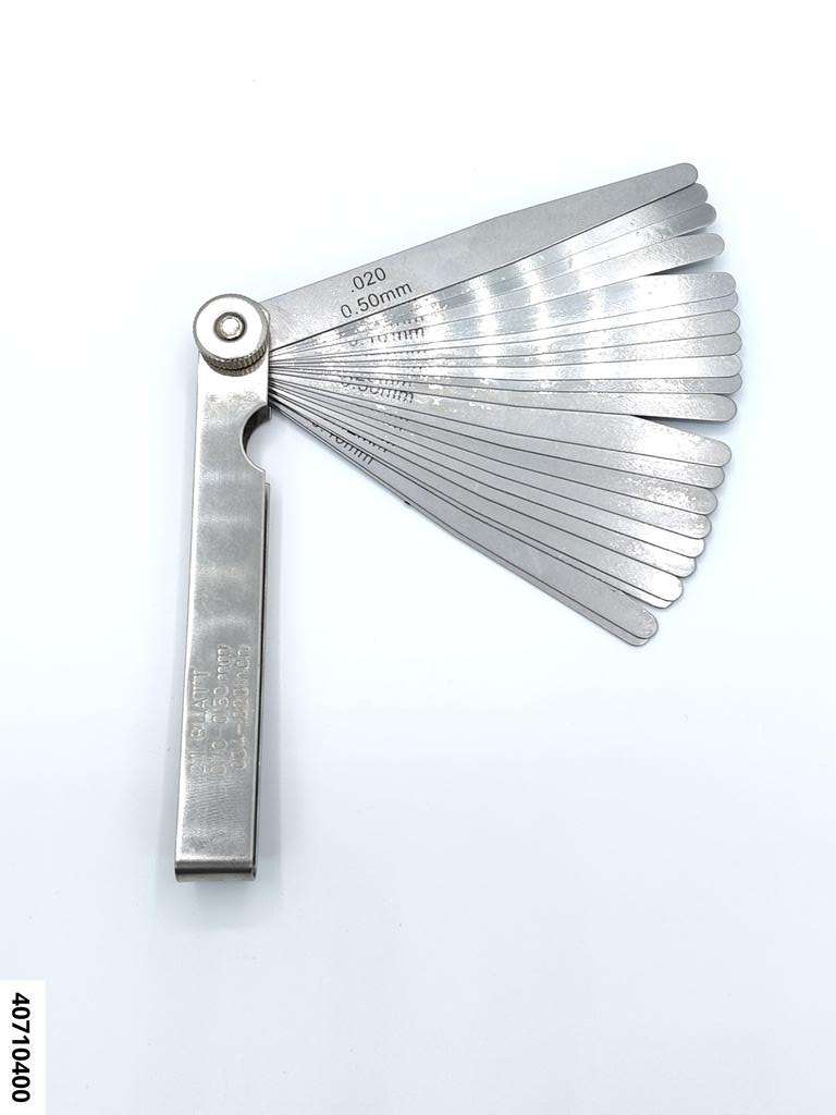 +++Jauges d'épaisseur de 20 pcs Mod. 4, 0,05-1,0mm - REMPLACE P 40710300