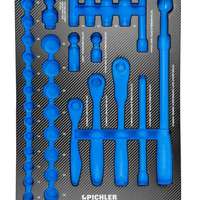 Einlage für 79930100 Steckschlüsselsatz 1/2", 34-tlg. 376x495x32 mm